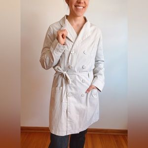 Hering white/ cream raincoat